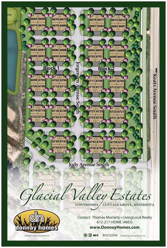 Glacial Valley Estates site plan